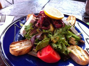 Healthy Lunch at Caffe Martier, Delray Beach