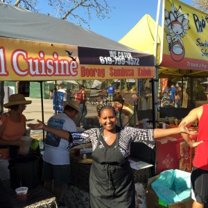 Wonderful tea and food from this beautiful woman!